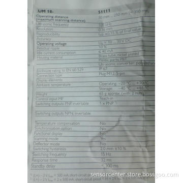SICK WT100-2P1439 sensor 6052372